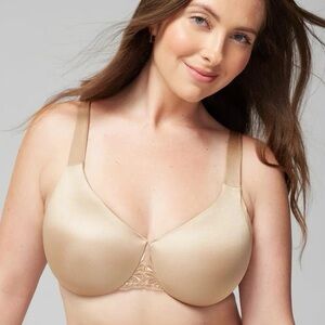 Soma NWT Sensuous Sides 3” Minimizer Bra 40G 40DDDD full coverage underwire nude